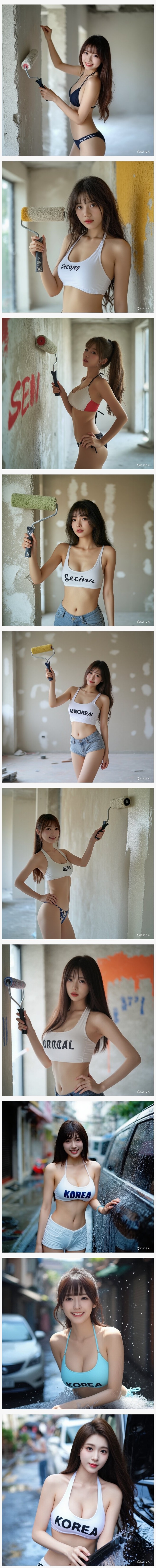 손가락 표현 완전히 극복한 AI 야짤 근황
