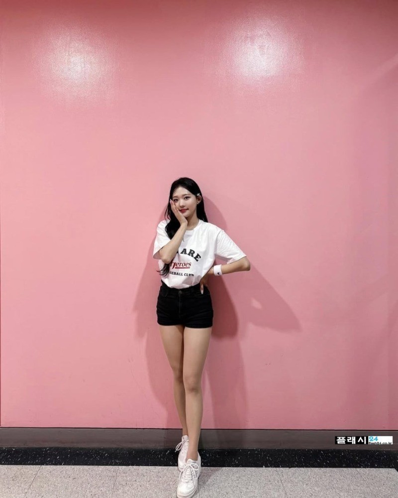 유난히 좋은 치어리더 강수경 다리 각선미-9