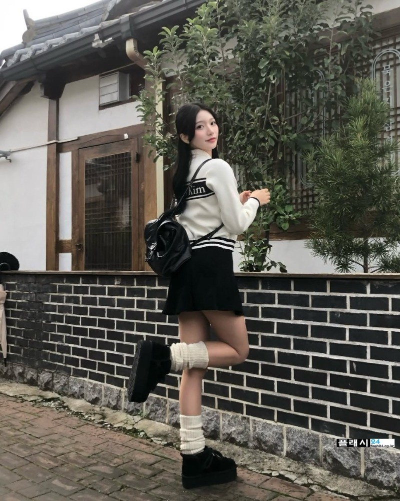 치어리더 윤지나 데이트 여친룩-2