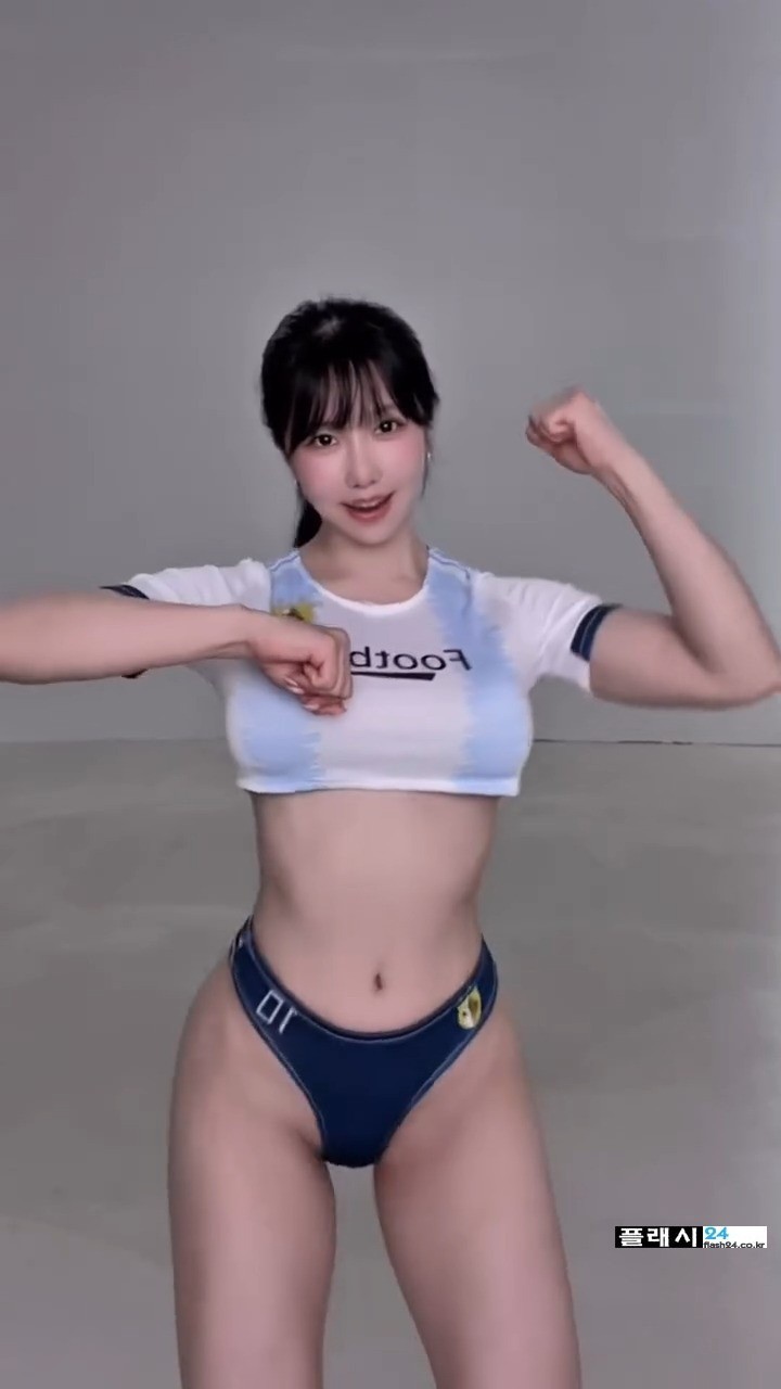 나나윤 (김나윤) 크롭티 하이레그-3