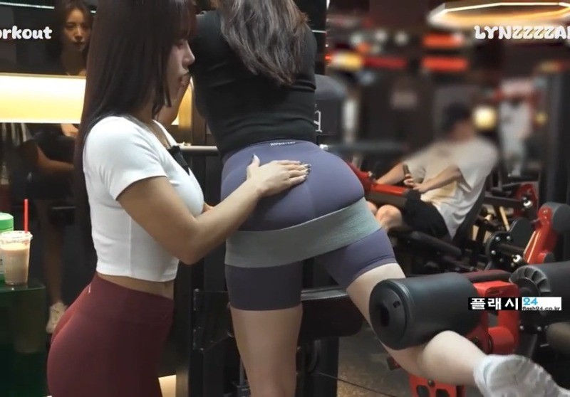 힙업 운동하는 하트 시그널 김지영-8