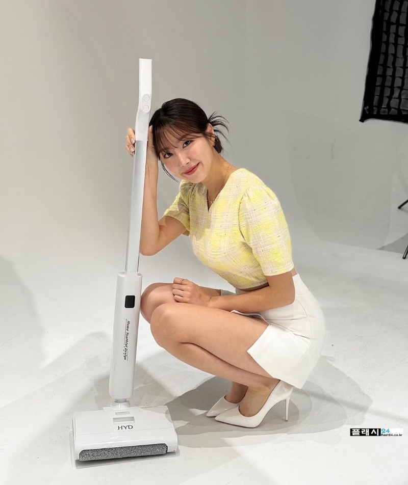 안지현 치어리더 이렇게 입고 런닝머신 타는거야-2