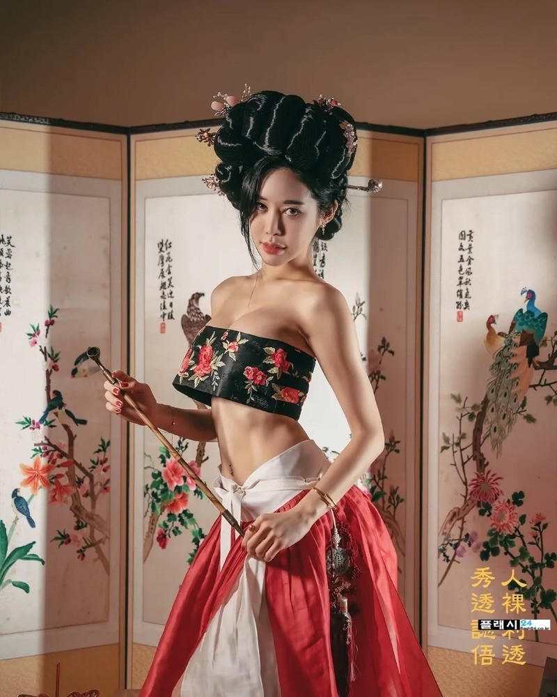 한복의 아찔함 레이싱 모델 이슬비-13