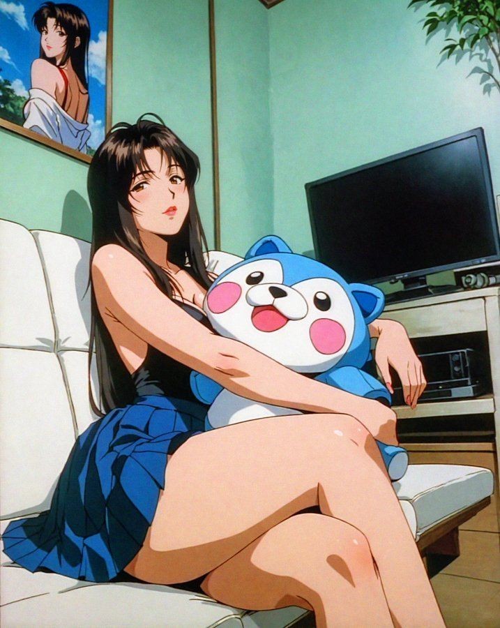 90년대 그림체로 만들었다는 AI 그림-5