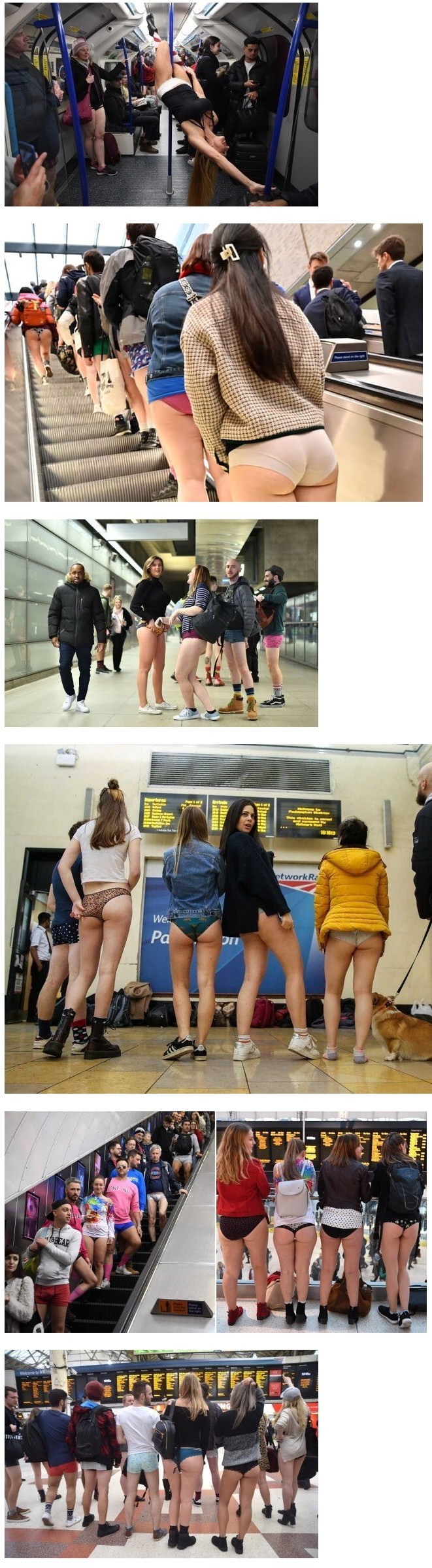 일년에 한번 팬티만 입고 지하철 타는 행사