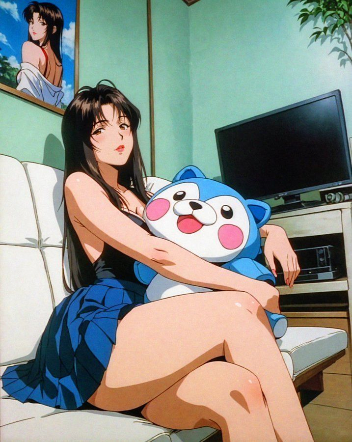 90년대 그림체로 만들었다는 ai 야짤-5
