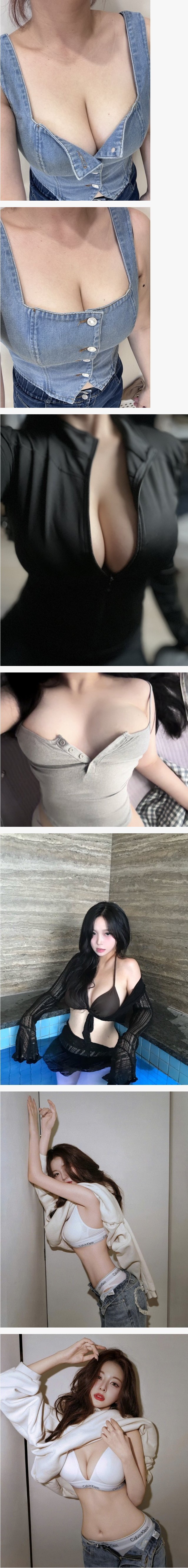 어느 인플루언서녀의 앙가슴 모음