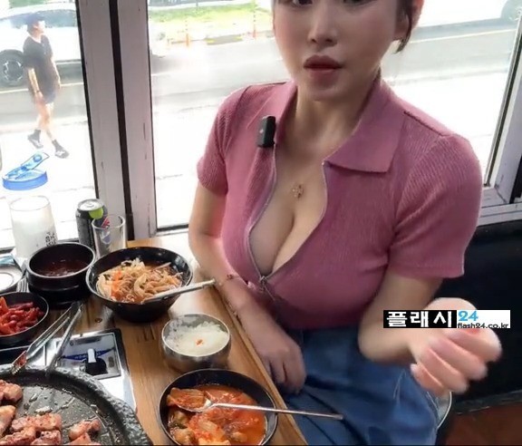 고기집 먹방하는 하리미 카메라 위치-9