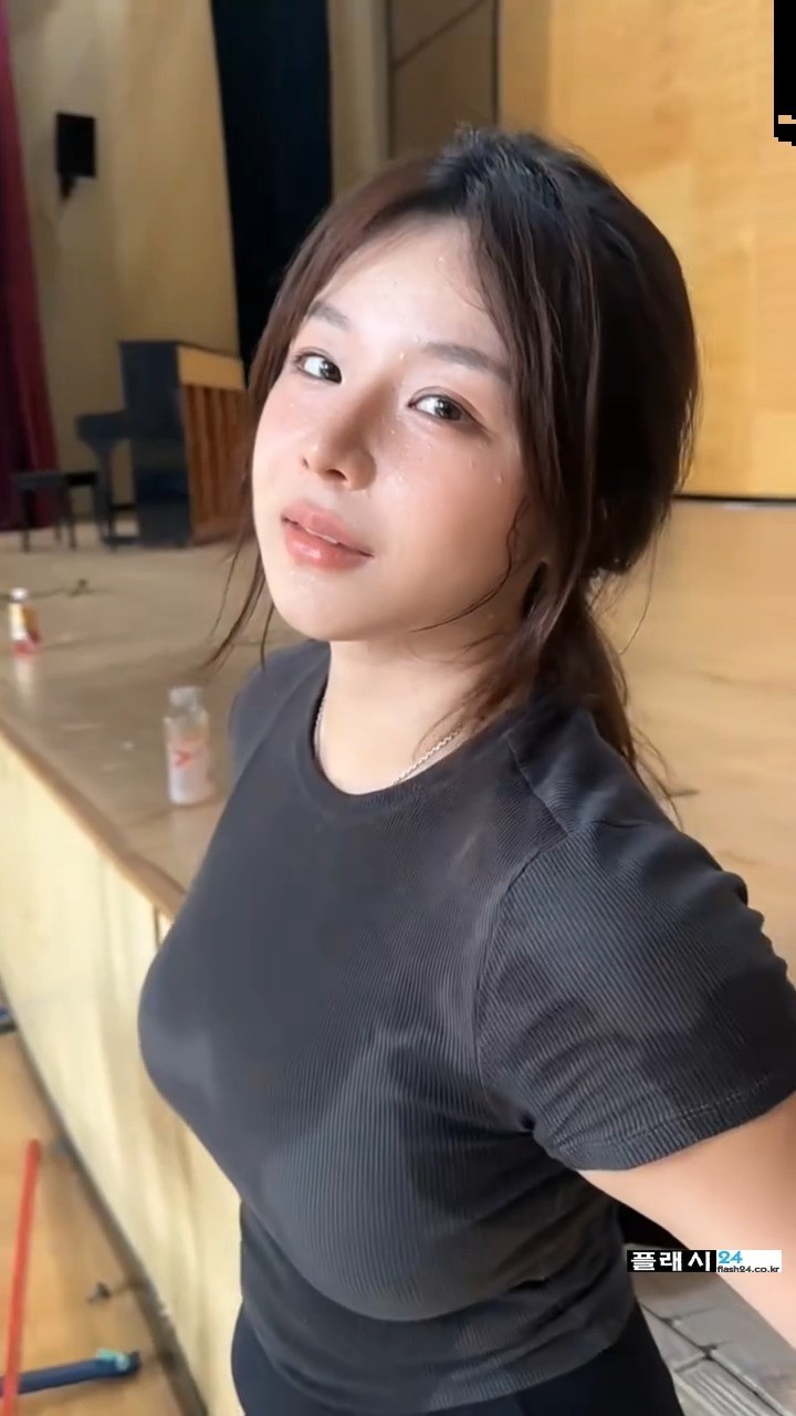운동후 땀이 많은 처자-3