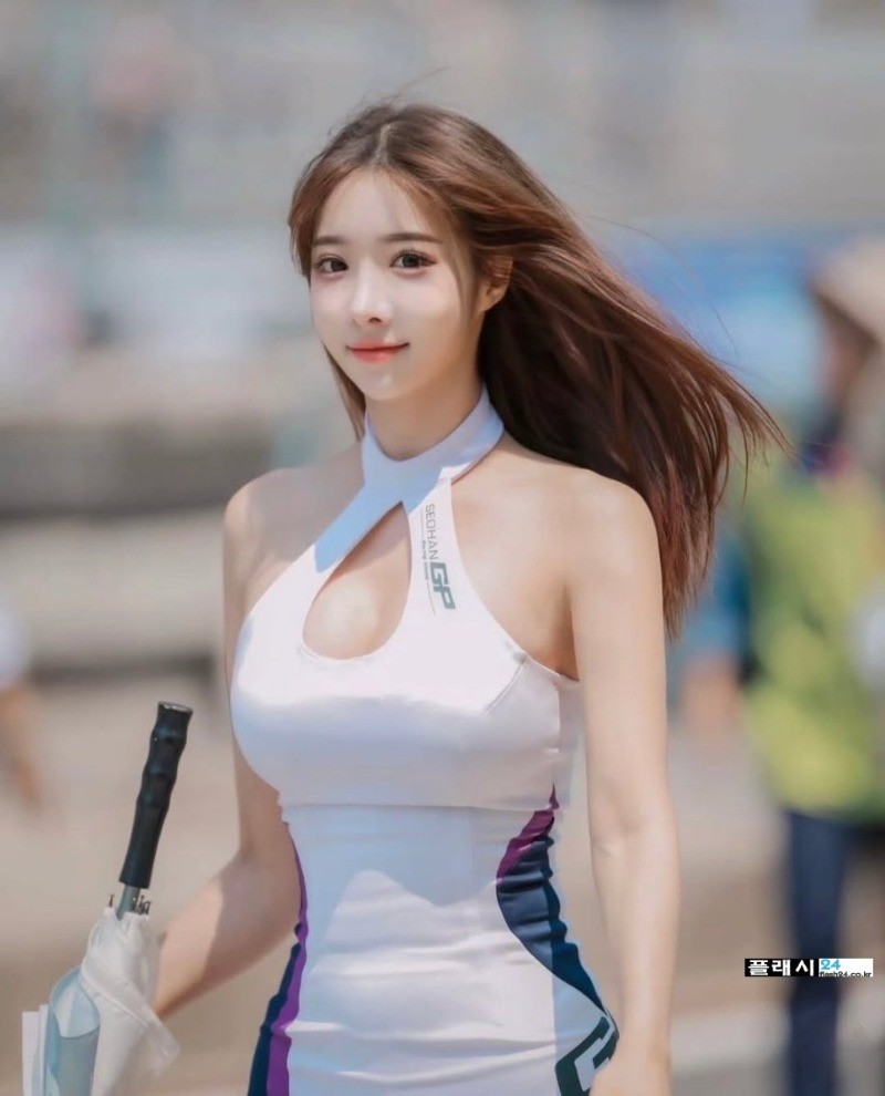 유다솜 레이싱걸 뭐가 이렇게 청순하냐-8