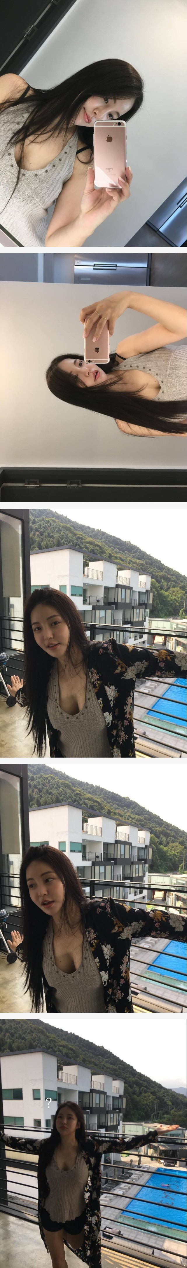 브브걸 '꼬북좌' 유정 깊은 슴골 ㄷㄷ