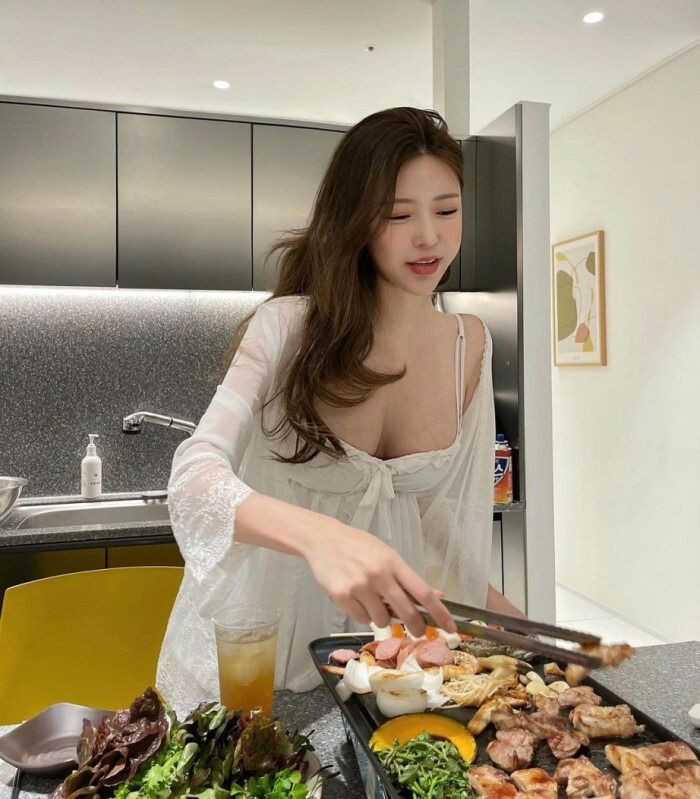고기 구워먹는 사진-3