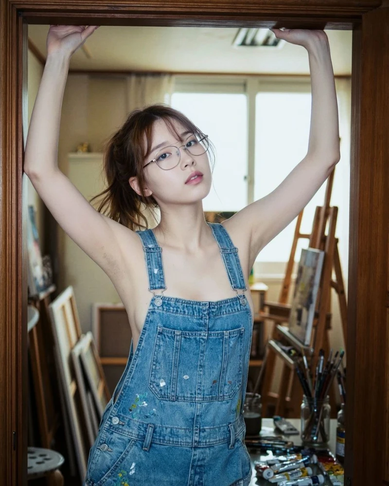 야한 사진 찍는 작가님 모델 누나들-20