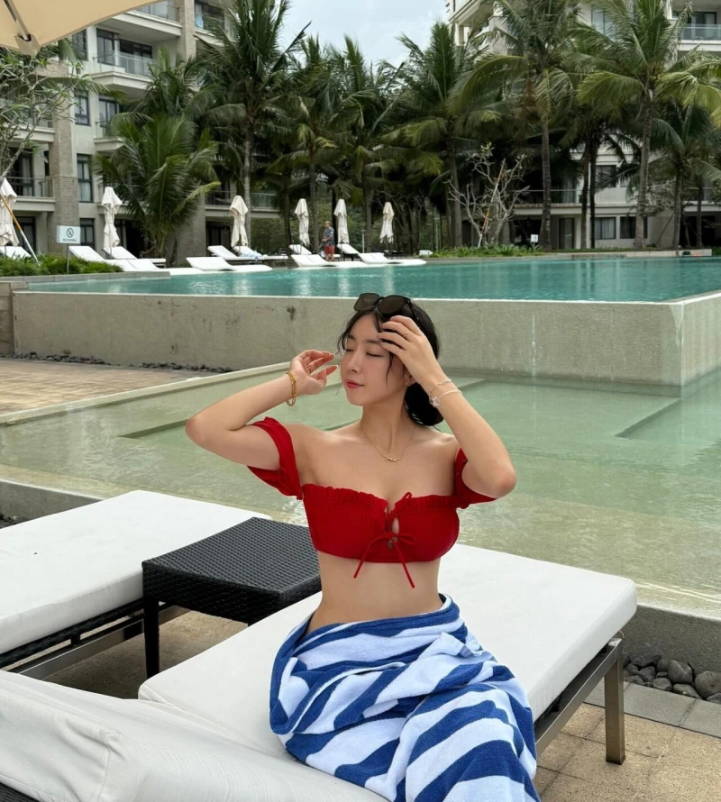 다낭에 간 안지현 치어리더-2