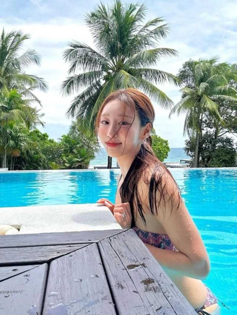 박지영 아나운서 비키니-4