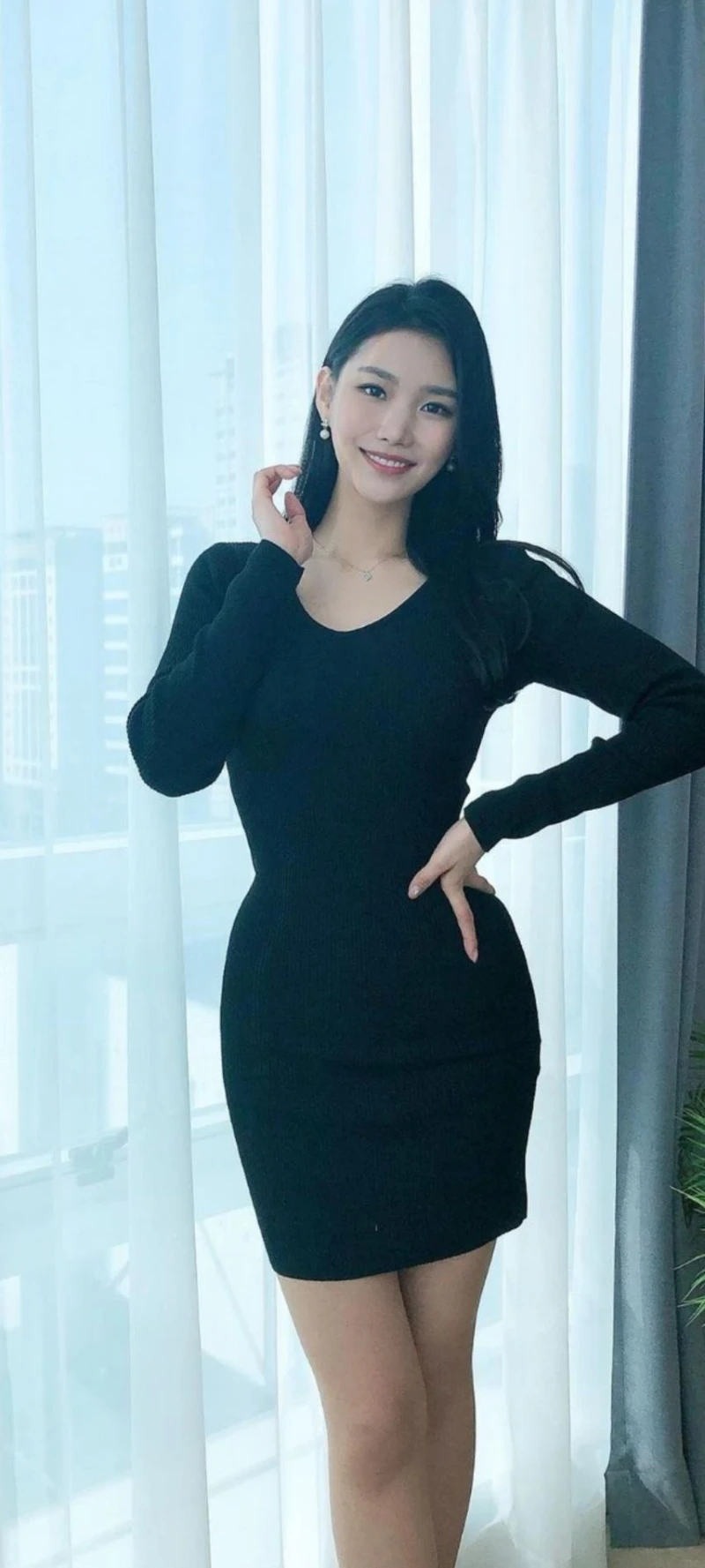 몸매좋은 전하린 기상캐스터-7