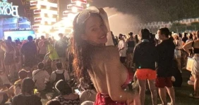 워터밤에 놀러간 눈나들