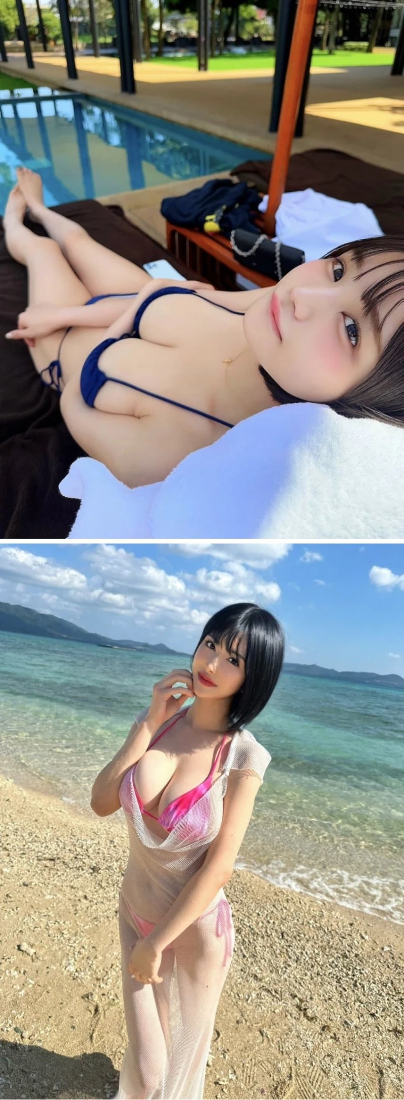 똑같은 단발에 몸매 좋은데 귀염vs성숙