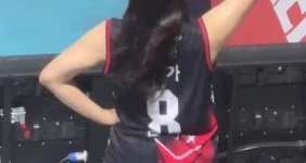 하지원 치어리더 흰팬츠 실제 뒤태