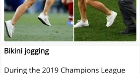축구장 여자 관중 난입 사건 몸매 레전드