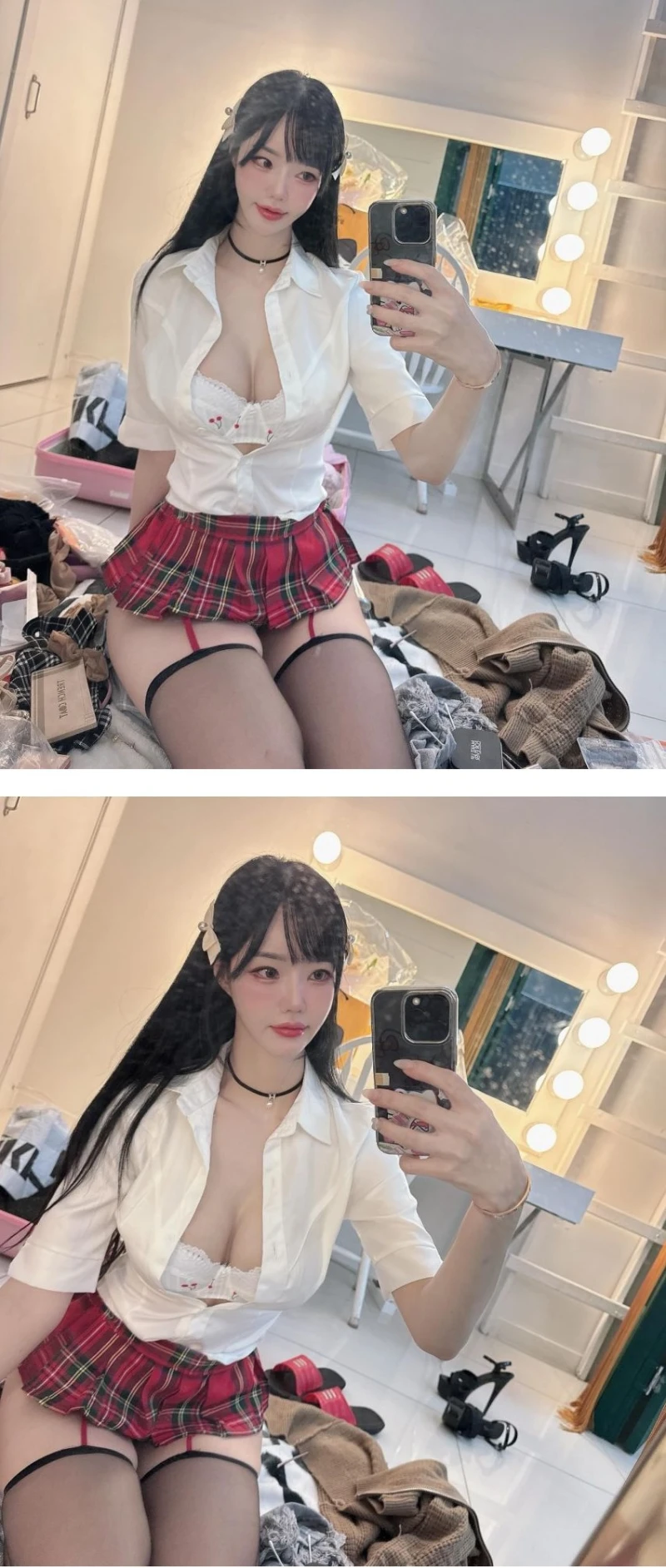 과감하게 미드 오픈한 레이싱 모델