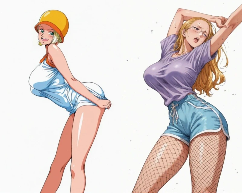 AI로 완벽히 그린 원피스 여캐 모음-2