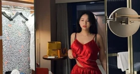 빨간 잠옷입은 여캠 BJ 미래