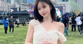 bj 뀨우 속이 비치는 수영복