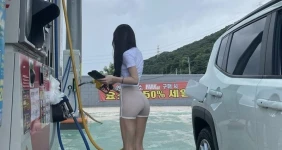 ㅇㅎ)나 주유소 처자 좋아하나봐