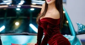 ㅇㅎ)서울모빌리티쇼 행사 레이싱걸 윤진 옆태