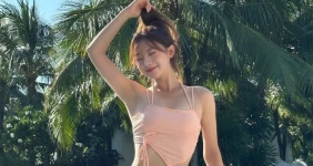 ㅇㅎ)치어리더 김나연 대만 여행 수영복