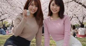 아사히 맥주 일본모델 팬티 노출샷