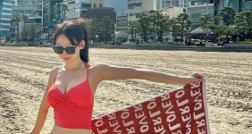 ㅇㅎ)치어리더 허수미 수영복 셀카