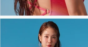 소유 레노마 수영복 모델 발탁