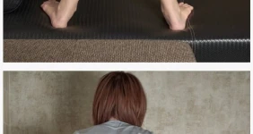 뒤치기를 강하게 원하는 암컷의 복종 자세