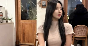 오하빈, 비치에서 빛나는 몸매