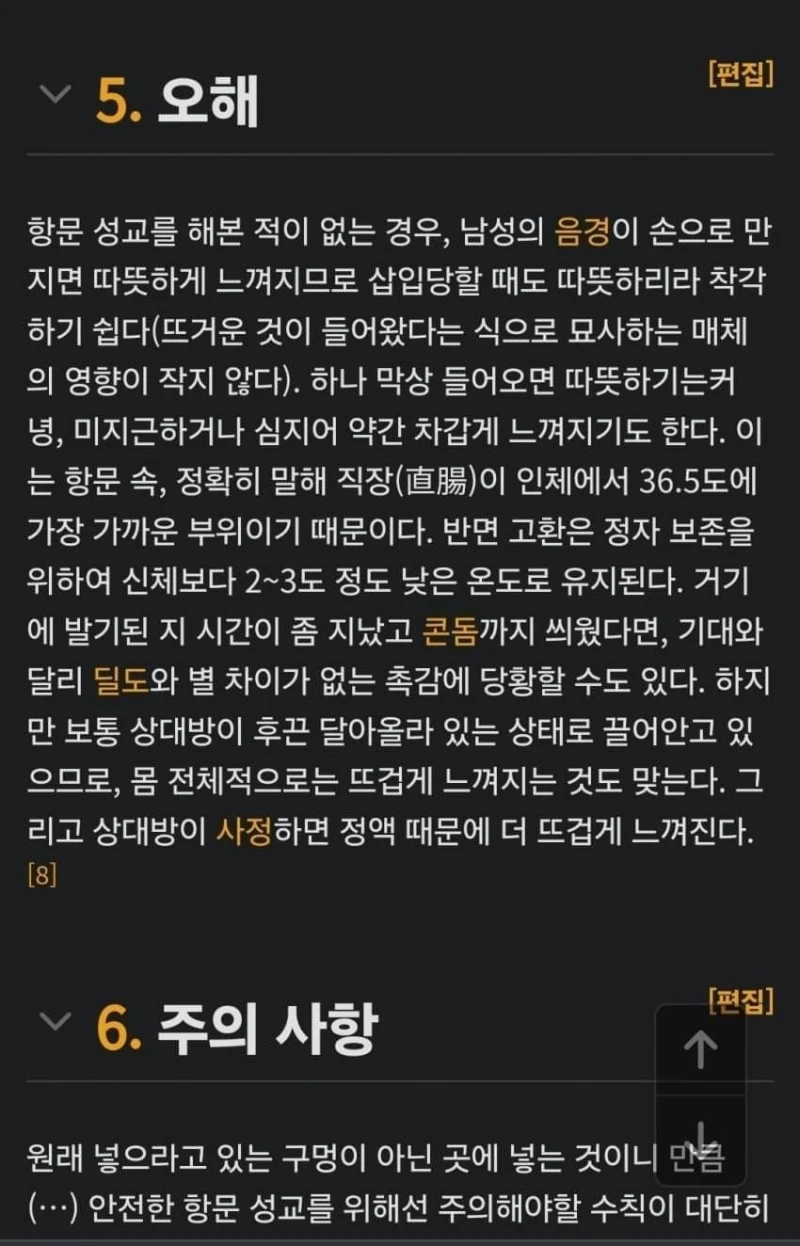 항문성교에 대한 오해..