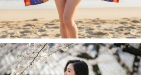일본 기모노 비키니 현대적 해석