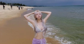 인플루언서 오지은 인재 해변 남친시점