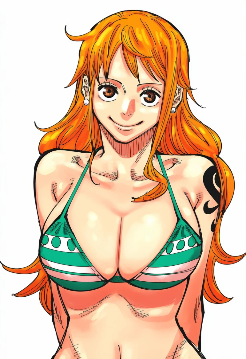 다른만화 그림체로 그린 원피스 나미-21
