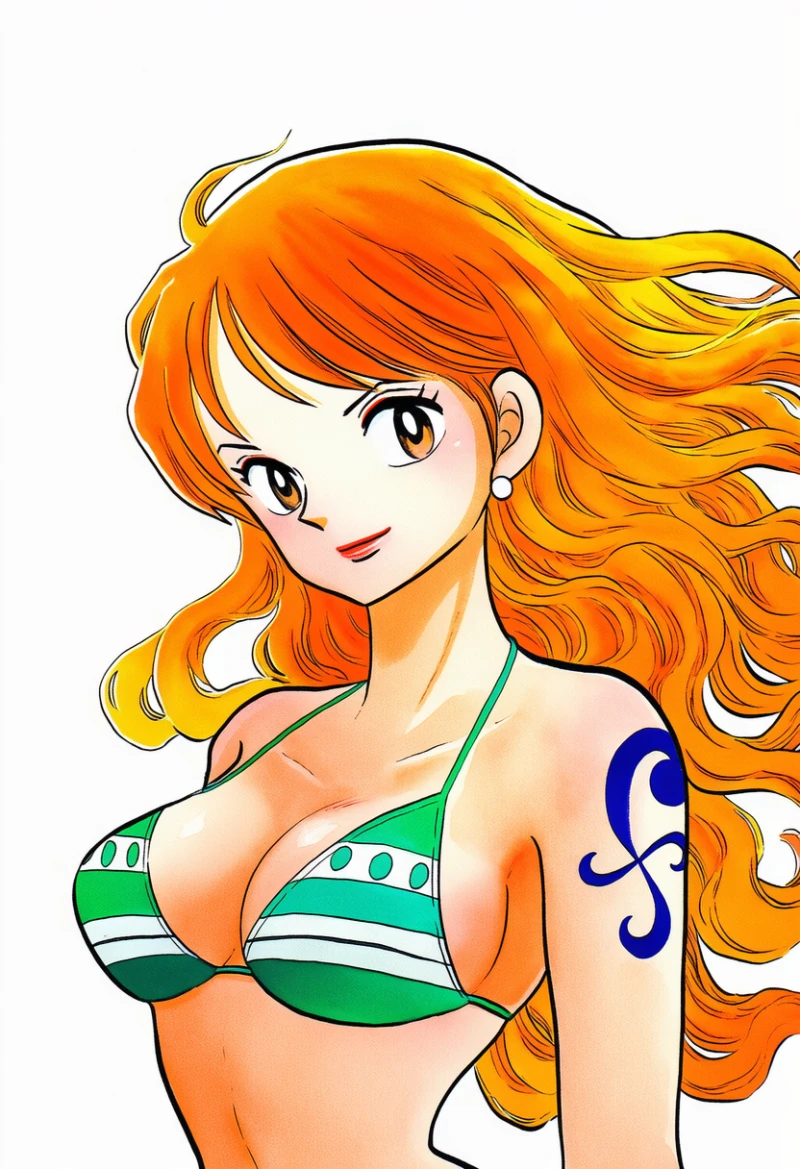 다른만화 그림체로 그린 원피스 나미-25
