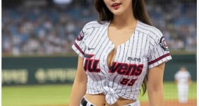 치어리더 컨셉으로 AI 야짤 만들어 봄