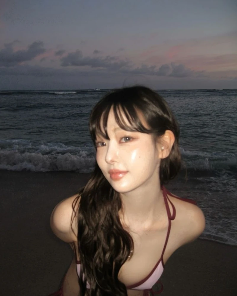 핑크 비키니 몸매-4