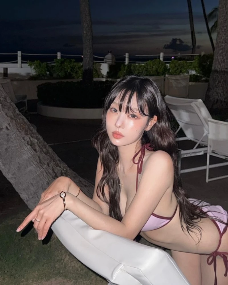 핑크 비키니 몸매-5