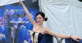 한복의 아찔함 레이싱 모델 이슬비
