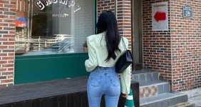 눈을 즐겁게 만드는 슬랜더 청바지 누나들