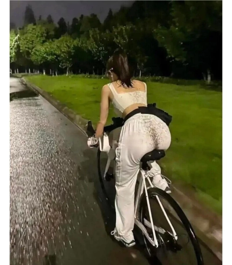 비온후 흰옷 입고 자전거 타면 안되는 이유
