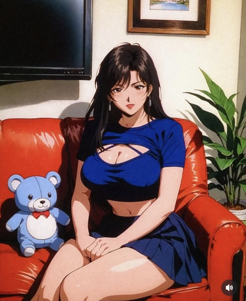 90년대 그림체로 만들었다는 AI 그림-4