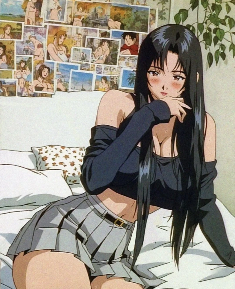 90년대 그림체로 만들었다는 AI 그림-6