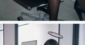 일 집중 못하게만드는 오피스녀